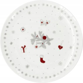 Karácsonyi desszertes tányér Luna Carol ø 20.5cm