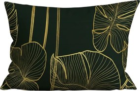 Mikroszálas párnahuzat VENECIA 70x90 cm, sötétzöld