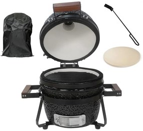 RCK Kamado SE Premium Line Grillező 13&quot;/32cm fényes fekete - készlet 16703