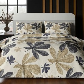 Krepp pamut ágynemű Homa TORRY LEAFS 2 részes 140x200 cm