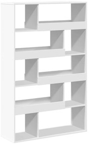 fehér szerelt fa könyvespolc 100 x 33 x 156,5 cm