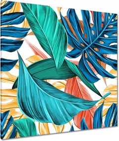 Vászonkép 90x90 Kompozíció levelekből