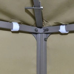 bézs csere pavilon ponyvatető 310 g / m² 3 x 4 m