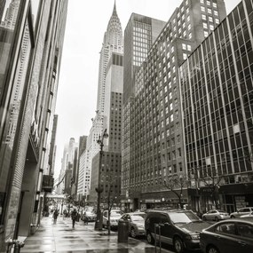 Poszter 80x80cm New York utca, Assaf Frank