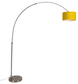 Acél ívlámpát sárga árnyékolóval 35/35/20 - XXL