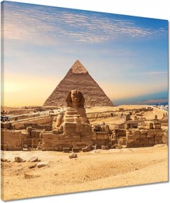 Vászonkép 50x50 Panoráma a piramisokra