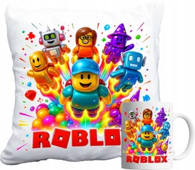 Bögre És Párna Szett Roblox Robloks Játék Ajándék Gyerekeknek Név