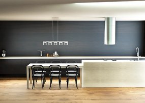 RENDL ESTRA V závěsná bílá čiré sklo 230V LED 5x5W 3000K