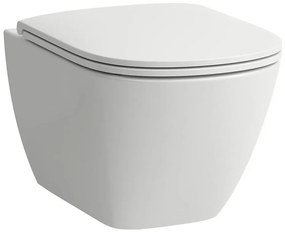LAUFEN H8660800000001 - Függesztett WC LUA, kerámia/fehér + SoftClose WC-ülőke LUA, fehér