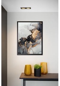 Lucide 22959/02/30 - Beépíthető lámpa EMBED 2xGU10/50W/230V fekete