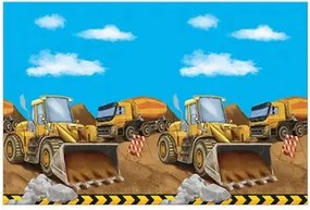 Építkezés Grabber műanyag asztalterítő 120x180 cm