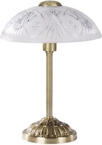 éjjeli lámpa e14 40w fehér/bronz annabella