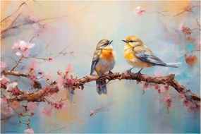 Kép - Lovebirds (90x60 cm)