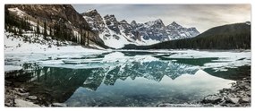 Kép - tó télen (120x50 cm)