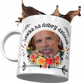 Bögre Janusz Corwin Mikke Politikusok Ajándék Nyomtatott Fotóval