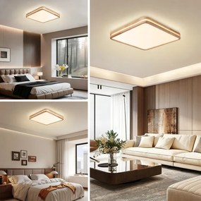 Brilagi - dimmelhető LED világítótest MOLINA SQUARE LED/80W/230V tölgy 60x60 cm + távirányító