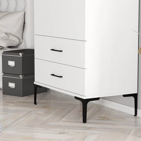 Ruhásszekrény Kiara T (fehér). 1088336