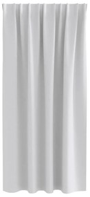 Függönyök függönyökkel 2 pcs Világosszürke 175x140cm Poliészter