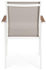 Fehér fém kerti szék szett 4 db-os Heta – Bizzotto