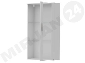 Vitrin Belario B2 (fekete + fényes fekete) (kék LED világítás). 1058608