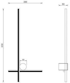 Zuma Line W4101-GD - LED fali lámpa MILL LED/14W/230V arany