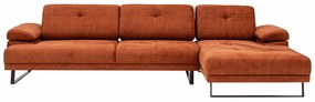 Mustang Small Right Orange sarokkanapé