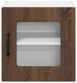 Fali konyhaszekrény 2 pcs Barna Tölgy 40 x 31 x 40 cm Faanyag