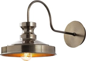 Berceste 182VINTAGE-A arany fém falilámpa