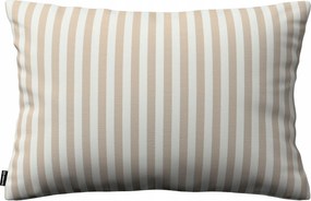 Párnahuzat 60x40 bézs-fehér csíkos (1,5cm)