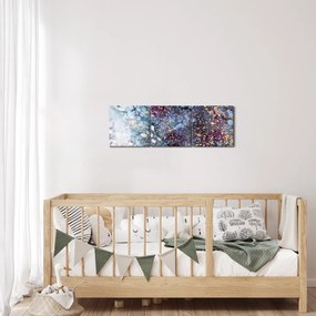 Kép - Absztrakció (órával) (90x30 cm)