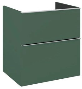 AREZZO design MONTEREY 60 cm-es alsószekrény 2 fiókkal Matt Zöld színben, szifonkivágás nélkül