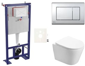 Fali WC szett SAT előtétfalas szereléshez + SAT Infinitio WC SIKOSSIN21