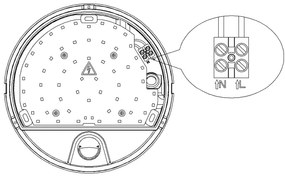 Top Light - LED kültéri fali lámpa érzékelővel BARI LED/15W/230V IP54