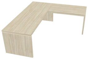 Verno ergonomikus asztal 220 x 200 cm, jobb, akác