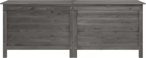 vidaXL antracit tömör fenyőfa kerti tárolóláda 150 x 50 x 56,5 cm