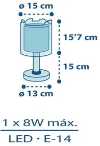 Dalber D-76111 - Gyerek lámpa MY LITTLE JUNGLE 1xE14/8W/230V
