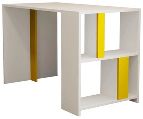 PC asztal Limba (fehér + sárga). 1088797