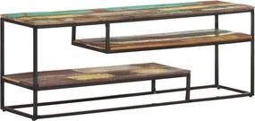 vidaXL tömör újrahasznosított fa TV-szekrény 130 x 30 x 45 cm