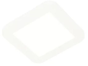 Mennyezeti lámpa fehér 17cm LED-del, 3 fokozatú fényerőszabályzóval IP44 - Steve