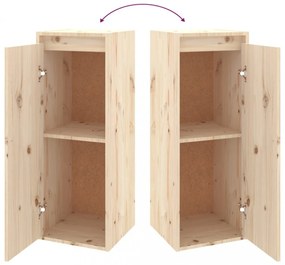 vidaXL 6 darab tömör fenyőfa TV-szekrény