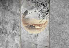 Fotótapéta Absztrakt tájkép vinil ködben 368x254 +ragasztó