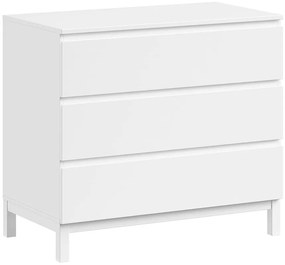 Fehér gyerek komód 99x89x57 cm Eva – Vipack