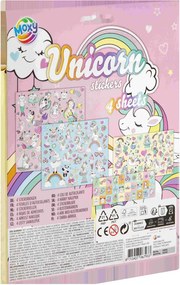 Unikornis Rainbow matrica szett 4 ív