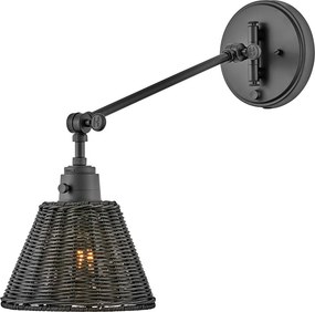 Hinkley lighting boho fali lámpa arti fekete elshk-arti-1w-bk-br