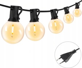 LED-es kerti girland Lámpák Izzók Gömbök 50 2 izzó 15M