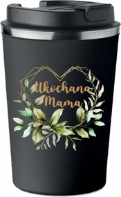 Prémium Termo Bögre fekete Anyák napi ajándék Anya KT_499_cz