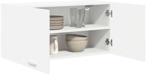 Függő szekrény polcokkal Riga Fehér 80 x 31 x 40 cm Faanyag