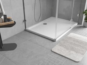 Mexen Flow téglalap alakú slim zuhanytálca 110 x 90 cm, fényes fehér - 46R109011