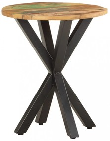 vidaXL tömör újrahasznosított fa kisasztal 48 x 48 x 56 cm