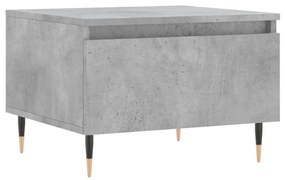 2 db betonszürke szerelt fa dohányzóasztal 50 x 46 x 35 cm